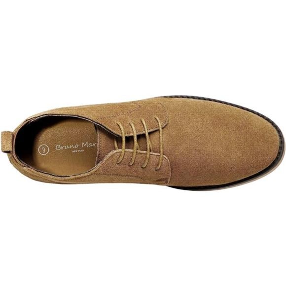 Men\'s Classic Suede Leather Desert Chukka Boots, Chukka-tan main image 4